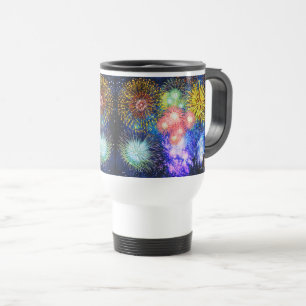 Mug De Voyage Éclats de Feux d'Artifice
