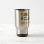 Mug De Voyage Éclipse solaire le 21 août 2017 (Centre)
