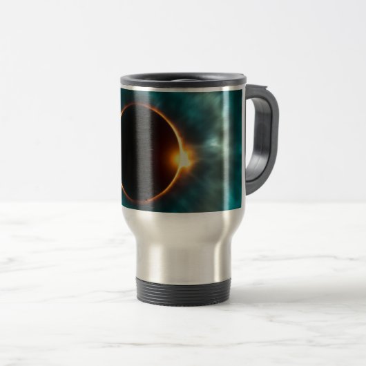 MUG DE VOYAGE ÉCLIPSE SOLAIRE TOTALE (Devant droit)