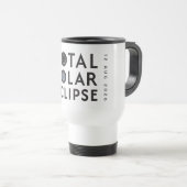 Mug De Voyage Éclipse solaire totale (Devant droit)
