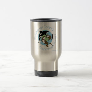 Mug De Voyage École maternelle de cage d'île de bateau à va