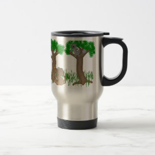 Mug De Voyage écorcement vers le haut de l'arbre faux