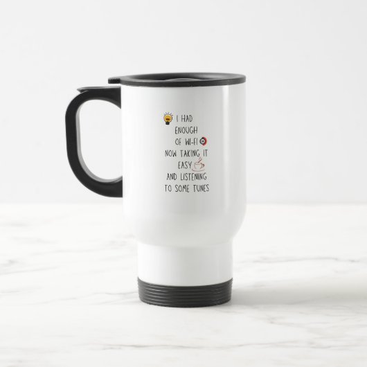 Mug De Voyage Écouter des airs de musique (Gauche)