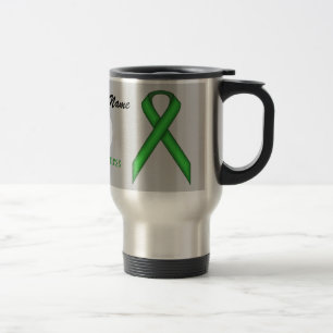 Mug De Voyage Écran de carbone vert Tmpl par Kenneth Yoncich