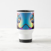 Mug De Voyage Écureuil Bleu Mangeant Un Fruit-323232 (Centre)