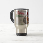 Mug De Voyage Écureuil de Joyeux Noël (Devant gauche)