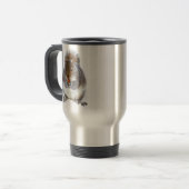 Mug De Voyage Écureuil mignon mangeant une noix (Devant gauche)