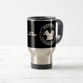 Mug De Voyage Écureuil Secret Protéger vos noix Personnalisable