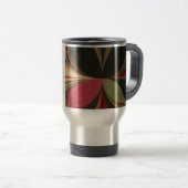 Mug De Voyage Edgy Earth Kaleidoscope Art (Devant droit)