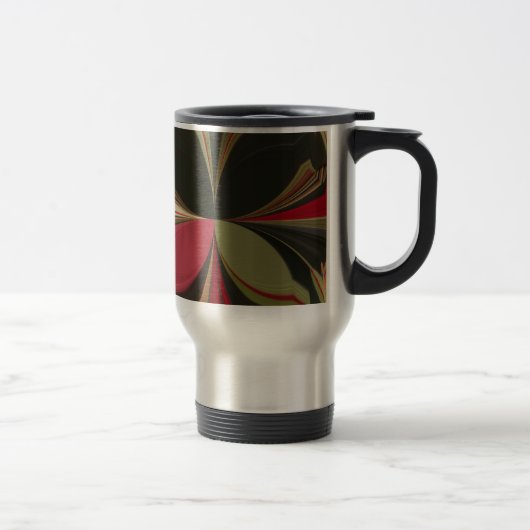 Mug De Voyage Edgy Earth Kaleidoscope Art (Droit)