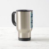 Mug De Voyage Édredon bleu (Devant gauche)