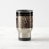 Mug De Voyage Effet Snakeskin Brown brillant (Centre)