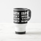 Mug De Voyage Effrayant la Terre (Devant droit)