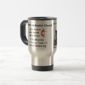 Mug De Voyage Église Méthodiste Unie (Devant gauche)