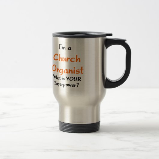 Mug De Voyage église organiste (Droit)