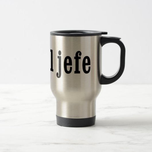Mug De Voyage El jefe "Le patron" (Droit)