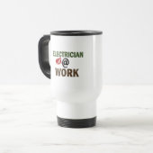 Mug De Voyage Électricien PAS au travail (Devant gauche)