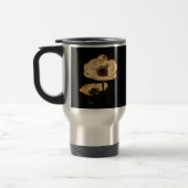 Mug De Voyage Elegant Anemone Flowers Initials (Gauche)