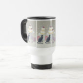 Mug De Voyage Elegant Festive Feline Celebration (Devant gauche)