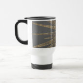 Mug De Voyage Elegant Gold Doodles Sun Moon Mandala Design (Gauche)