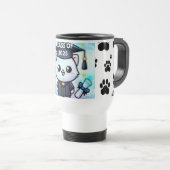 Mug De Voyage Élégant Kitty Graduation (Devant droit)