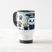 Mug De Voyage Élégant Kitty Graduation (Devant gauche)
