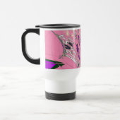 Mug De Voyage Elégant Monogram Bloom : Magnifiquement Motif pers (Gauche)