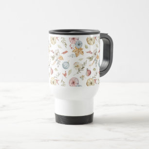 Mug De Voyage Elégant Motif d'aquarelle d'automne