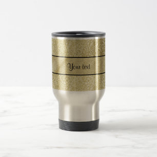 Mug De Voyage Elégante feuille d'or