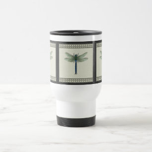 Mug De Voyage Élégante libellule bleue