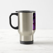 Mug De Voyage Élégante Magenta Purple bleu Hydrangée fleurs (Gauche)