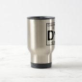 Mug De Voyage Élément 066 - Dy - Dysprosium (plein) (Centre)
