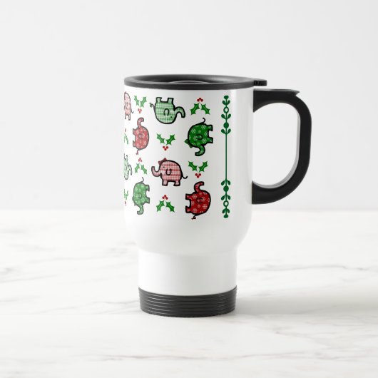 Mug De Voyage Élément de Noël Thermique (Droite)
