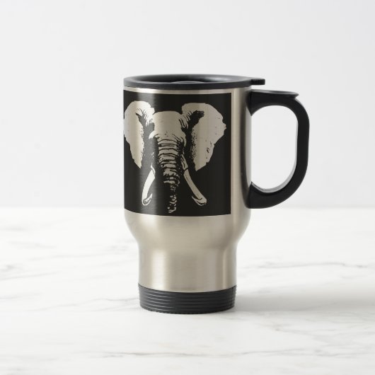 Mug De Voyage Éléphant africain (Droit)