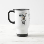 Mug De Voyage Eléphant Coincé Dans Les Toilettes (Gauche)