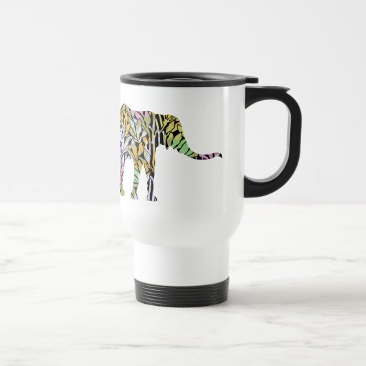 Mug De Voyage Eléphant coloré (Droite)
