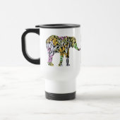 Mug De Voyage Eléphant coloré (Gauche)