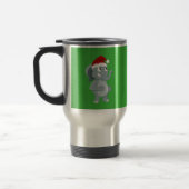 Mug De Voyage éléphant de Noël dessin animé (Gauche)