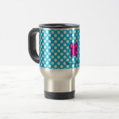 Mug De Voyage Éléphant rose mignon (Devant gauche)