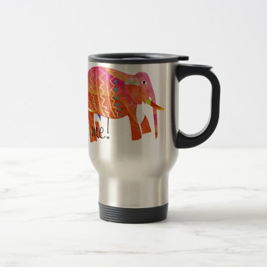 Mug De Voyage Elephants (Droit)