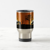 Mug De Voyage Eléphants au coucher du soleil (Centre)