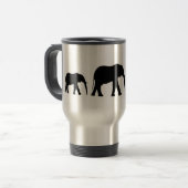Mug De Voyage Éléphants sur le défilé (Devant gauche)