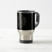 Mug De Voyage Emblème celtique argenté (Devant droit)