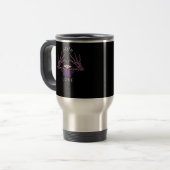 Mug De Voyage Embrassez Goth Skeleton Heart (Devant gauche)