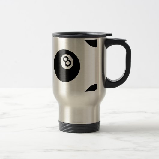 Mug De Voyage émoticône huit balles (Droit)