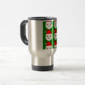 Mug De Voyage émoticônes père Noël (Devant gauche)