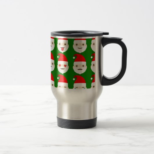 Mug De Voyage émoticônes père Noël (Droit)