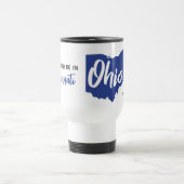 Mug De Voyage Emplacement personnalisé & nom Ohio (Centre)