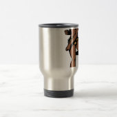 Mug De Voyage empreinte de léopard africain pin up (Centre)