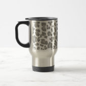 Mug De Voyage Empreinte de léopard blanc et gris (Gauche)